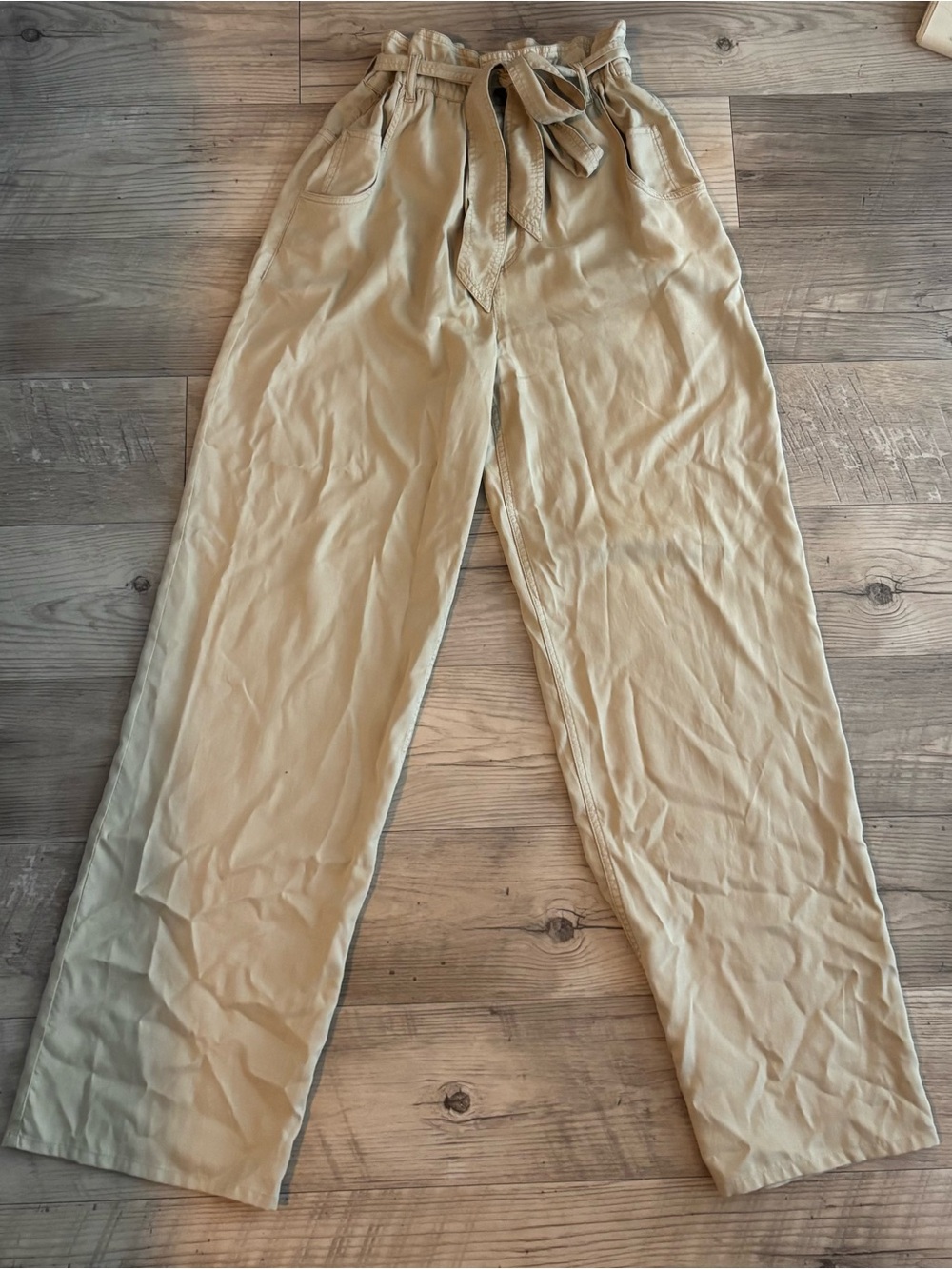 ISABEL MARANT - Paper bag wide leg pants